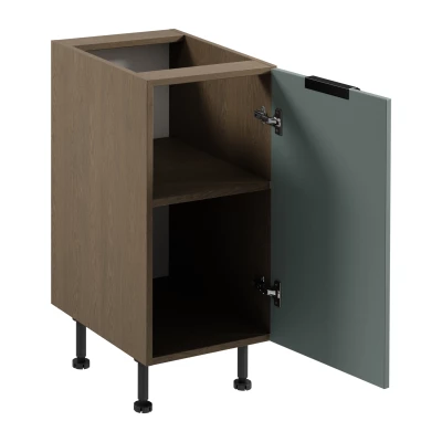 Unterschrank SALERNO mit einer Tür – Breite 40 cm, Farbe: Baltic Storm / Grün