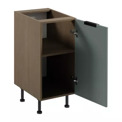 Unterschrank SALERNO mit einer Tür – Breite 40 cm, Farbe: Baltic Storm / Grün