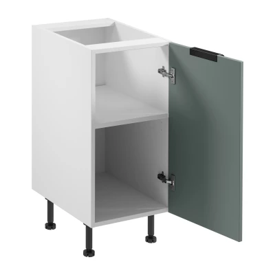 Unterschrank SALERNO mit einer Tür – Breite 40 cm, weiß/grün