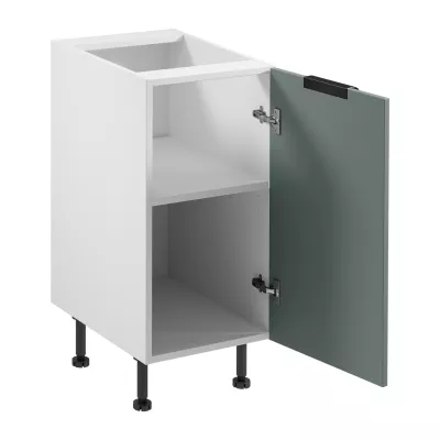 Unterschrank SALERNO mit einer Tür – Breite 40 cm, weiß/grün