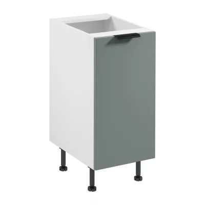 Unterschrank SALERNO mit einer Tür – Breite 40 cm, weiß/grün