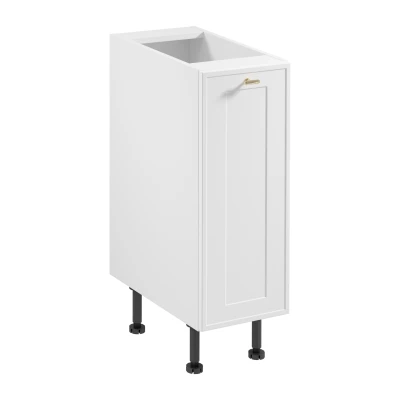 Unterschrank SALERNO mit einer Tür – Breite 30 cm, weiß