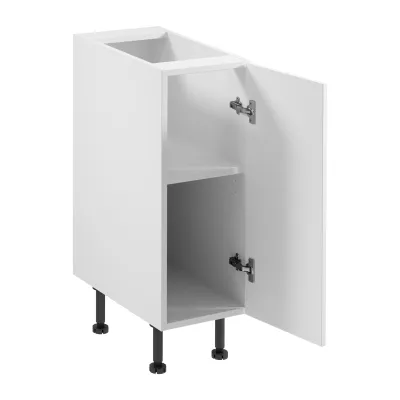 Unterschrank SALERNO mit einer Tür – Breite 30 cm, weiß