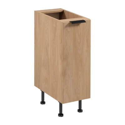 Unterschrank SALERNO mit einer Tür – Breite 30 cm, Eiche