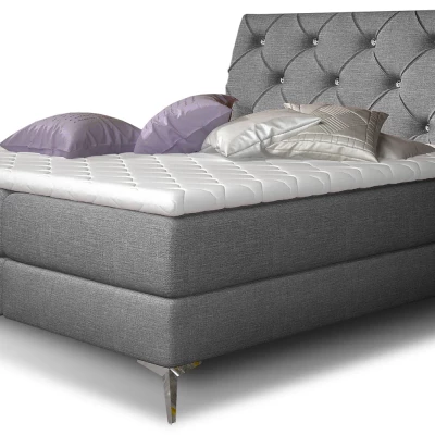 Doppeltes Kontinentalbett 180x200 LIGNORA - Anthrazit