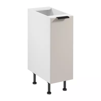 Unterschrank SALERNO mit einer Tür – Breite 30 cm, weiß/beige