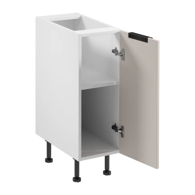 Unterschrank SALERNO mit einer Tür – Breite 30 cm, weiß/beige