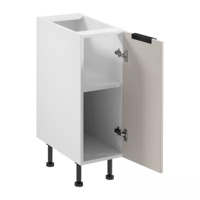Unterschrank SALERNO mit einer Tür – Breite 30 cm, weiß/beige