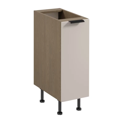 Unterschrank SALERNO mit einer Tür – Breite 30 cm, Farbe: Baltic Storm / Beige