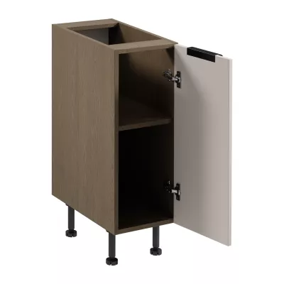 Unterschrank SALERNO mit einer Tür – Breite 30 cm, Farbe: Baltic Storm / Beige