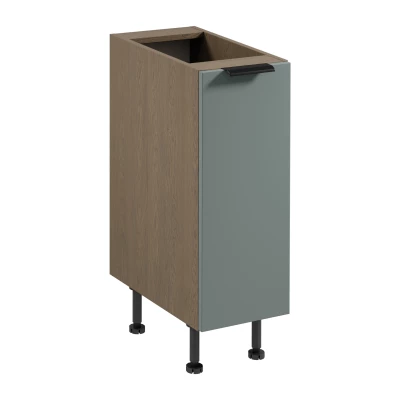 Unterschrank SALERNO mit einer Tür – Breite 30 cm, Farbe: Baltic Storm / Grün