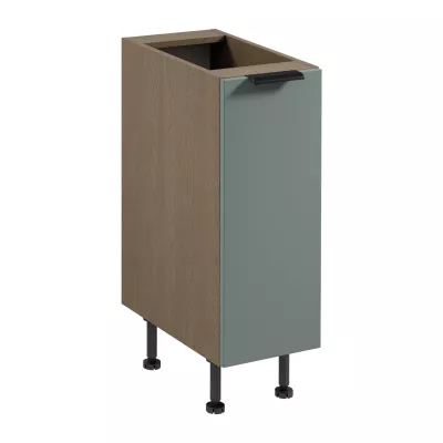 Unterschrank SALERNO mit einer Tür – Breite 30 cm, Farbe: Baltic Storm / Grün