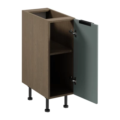 Unterschrank SALERNO mit einer Tür – Breite 30 cm, Farbe: Baltic Storm / Grün