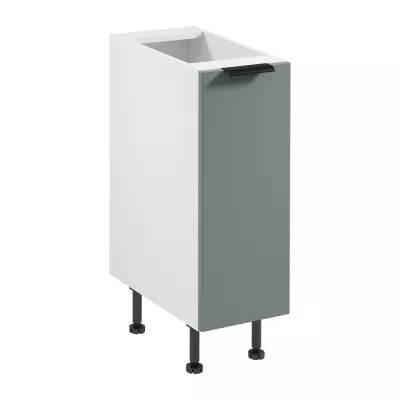 Unterschrank SALERNO mit einer Tür – Breite 30 cm, weiß/grün