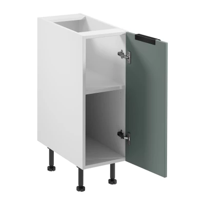 Unterschrank SALERNO mit einer Tür – Breite 30 cm, weiß/grün
