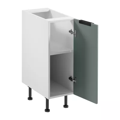 Unterschrank SALERNO mit einer Tür – Breite 30 cm, weiß/grün