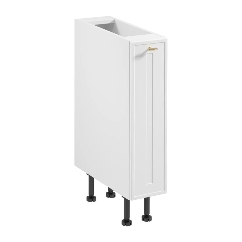 Ausziehbarer Schrank SALERNO – Breite 20 cm, weiß