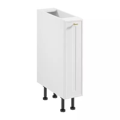 Ausziehbarer Schrank SALERNO – Breite 20 cm, weiß