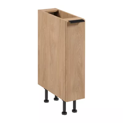 Ausziehbarer Schrank SALERNO – Breite 20 cm, Eiche