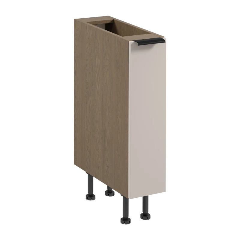 Auszugsschrank SALERNO – Breite 20 cm, Baltic Storm / Beige