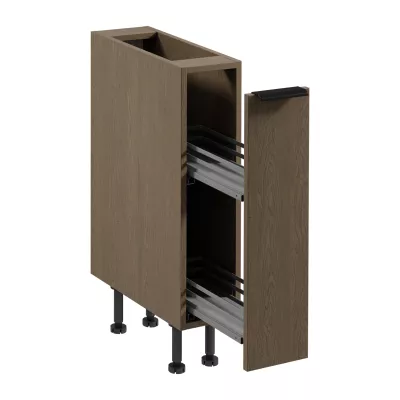 Ausziehbarer Schrank SALERNO – Breite 20 cm, baltischer Sturm