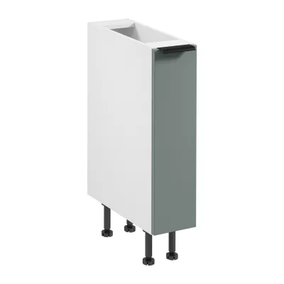 Ausziehbarer Schrank SALERNO – Breite 20 cm, weiß/grün