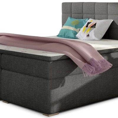 Kontinentales Bett ARBOREN 140x200 - Anthrazit