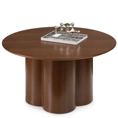 Runder Couchtisch OISIN - Walnuss
