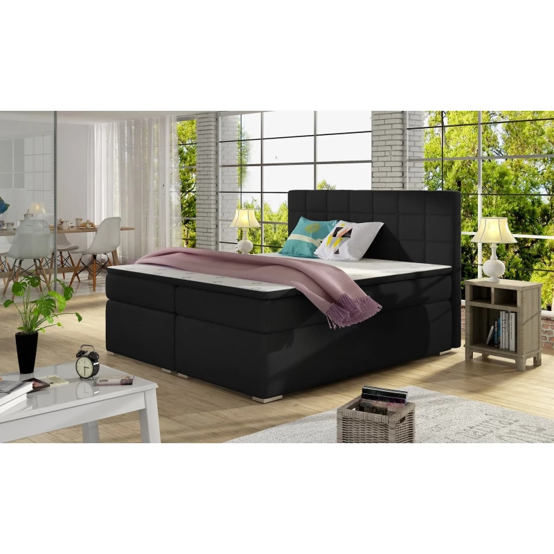 Doppelbett ARBOREN 160x200 - schwarz 1