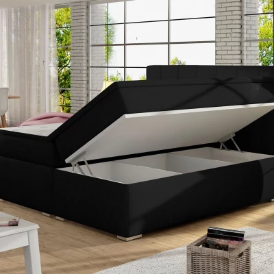 Doppelbett ARBOREN 160x200 - schwarz 1