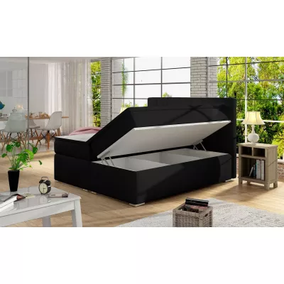 Doppelbett ARBOREN 160x200 - schwarz 1