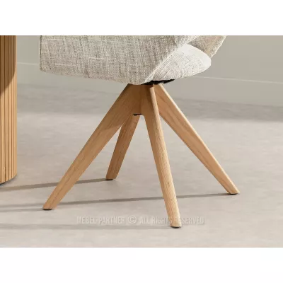 ACANTHA Drehstuhl - Beige/Eiche