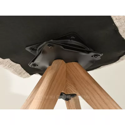 ACANTHA Drehstuhl - Beige/Eiche