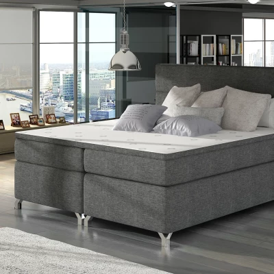 Boxspringbett ESTORIA 140x200 - Anthrazit