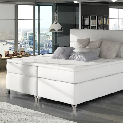 Boxspringbett ESTORIA 140x200 - weiß
