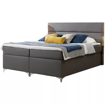 Boxspringbett ESTORIA 140x200 - dunkelgrau