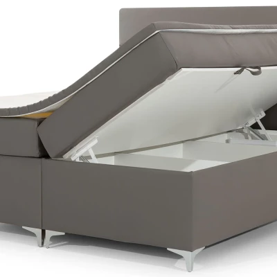 Boxspringbett ESTORIA 140x200 - dunkelgrau