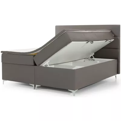 Boxspringbett ESTORIA 140x200 - dunkelgrau