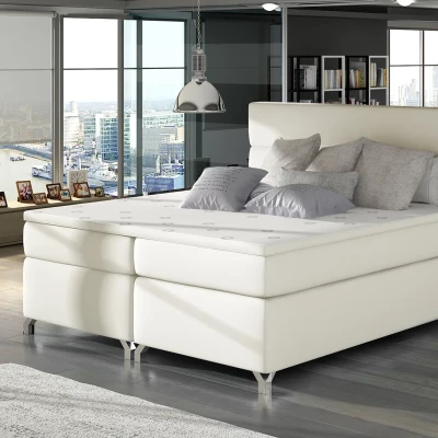 Boxspringbett ESTORIA 140x200 - hellbeige