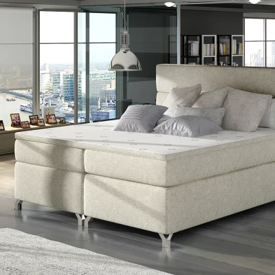 ESTORIA Boxspringbett 140x200 - beige