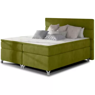 Boxspringbett ESTORIA 140x200 - hellgrün