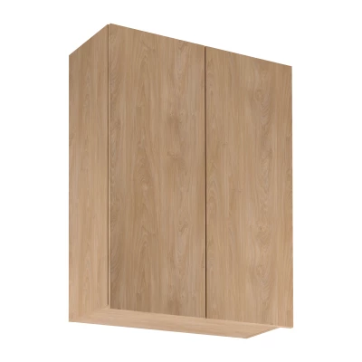 Hoher Küchenoberschrank SALERNO – Breite 80 cm, Eiche