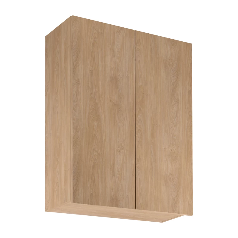 Hoher Küchenoberschrank SALERNO – Breite 80 cm, Eiche