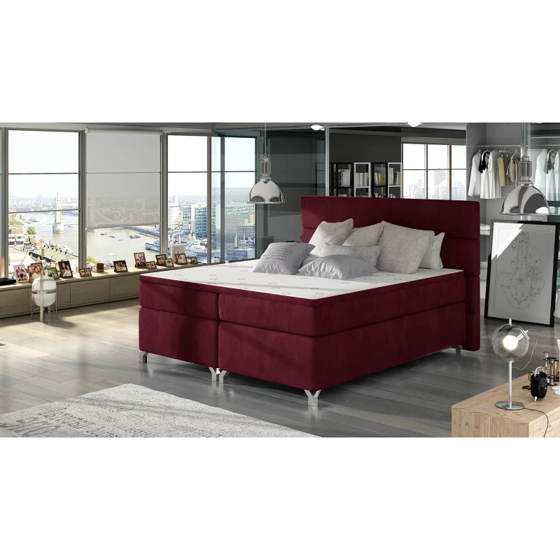 Doppelbett ESTORIA 160x200 - rot