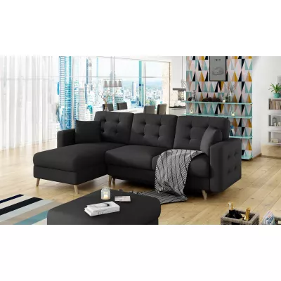 Ecksofa SASHA - schwarz