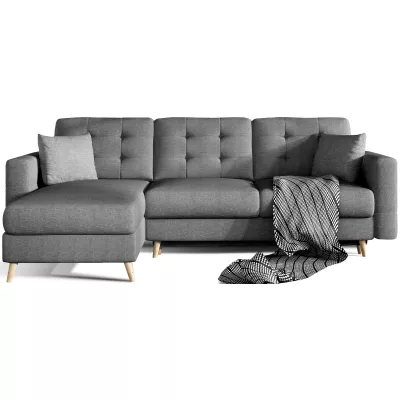 Ecksofa SASHA – Dunkelgrau