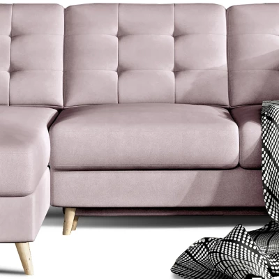 Ecksofa SASHA – Hellrosa