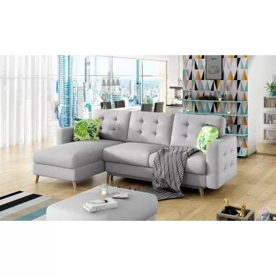 Ecksofa SASHA - hellgrau 1