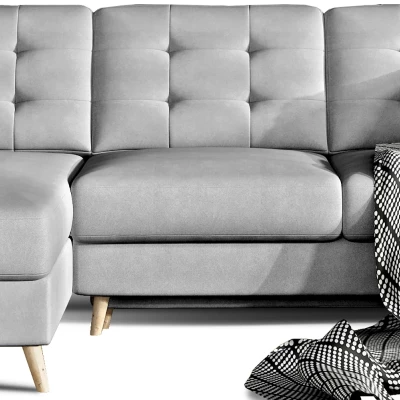 Ecksofa SASHA - hellgrau 1