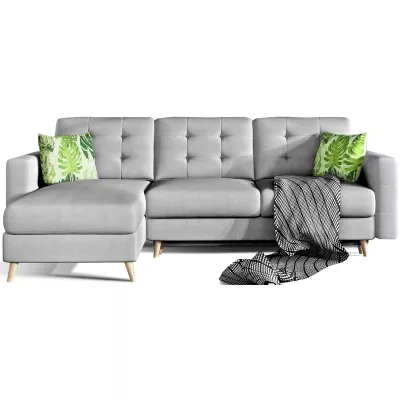 Ecksofa SASHA - hellgrau 1